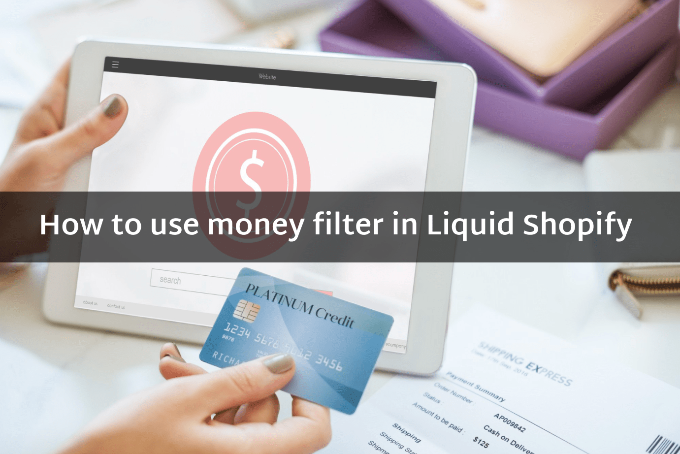 How to use money filter in Liquid Shopify