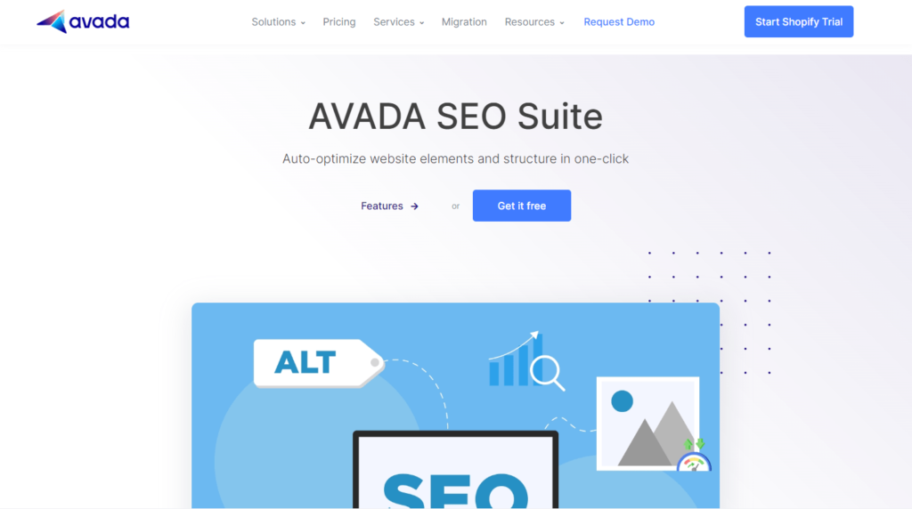 Avada SEO & Image Optimizer - Best Shopify Apps for SEO