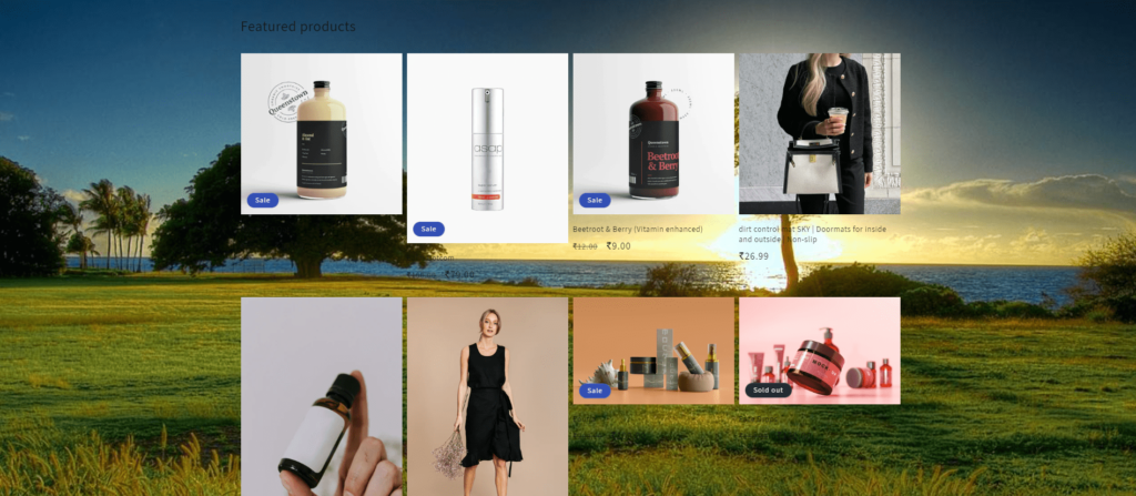 How to add a background image in Shopify