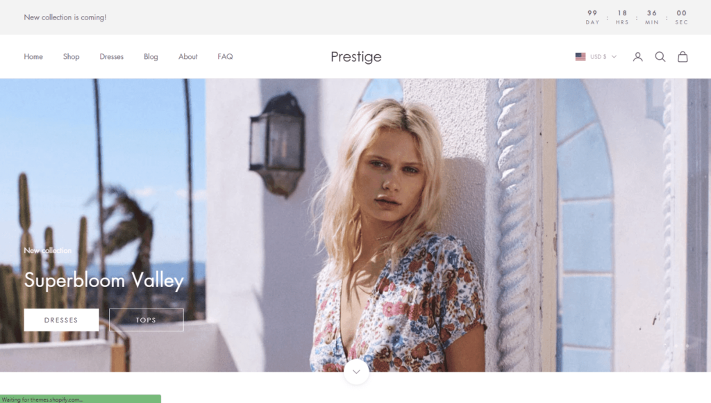 Prestige - Best Shopify Themes for Clothing Store